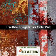 Holiday & Seasonal - Free Metal Grunge Texture Vector Pack 