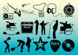 Free Rock Music Vectors