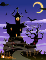 Holiday & Seasonal - Free Spooky House Halloween 