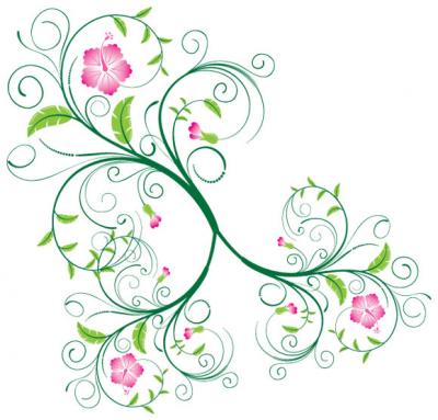 Flourishes & Swirls - Free Swirl Floral Vector 