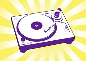 Music - Free Turntable Vector 