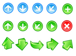 Free Vector Arrow Icons Preview