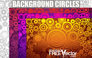 Abstract - Free Vector Background Circles 