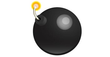 Objects - Free vector bomb 