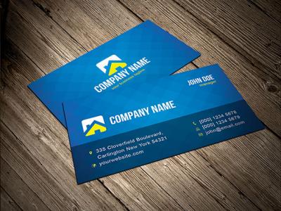 Templates - Free Vector Business Card Template 