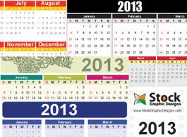 Free Vector Calendar