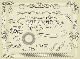 Elements - Free Vector Calligraphy 