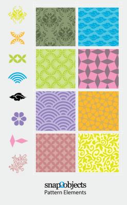 Free Vector Decorative Pattern Elements Preview