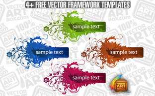 Banners - Free Vector Flourish Frame 