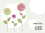 Free Vector Flower Doodles