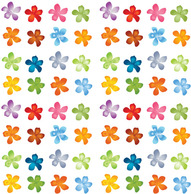 Patterns - Free Vector Flower Pattern 