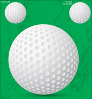 Sports - Free Vector Golf Ball 