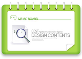 Free vector Green Memo board