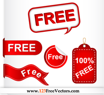 Holiday & Seasonal - “Free” Vector Set 