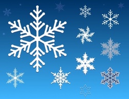 Nature - Free Vector Snowflakes 