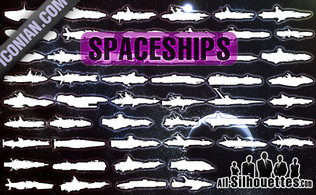 Free Vector Spaceships 