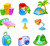 Miscellaneous - Free Vector Travel Icons 