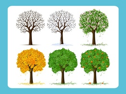 Elements - Free Vector Trees 