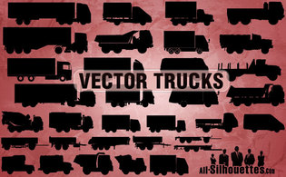 Free Vector Trucks Preview