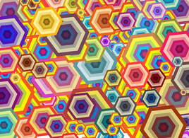 Patterns - Free vector wallpaper - Polygon 