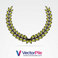 Elements - Free Vector Wreath 