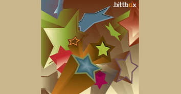 Patterns - Free vintage 3d vector stars 