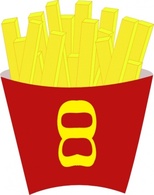 French Fries clip art Preview