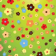 Backgrounds - Fresh Flowers Vector 