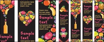 Banners - Fruit banner vector 