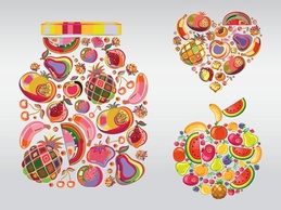 Elements - Fruit Illustrations 