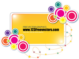 Funky banner vector