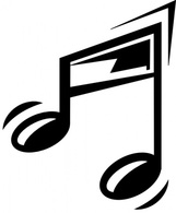 Music - Funny Music Note clip art 