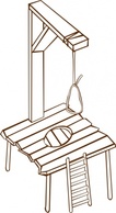 Gallows clip art Preview