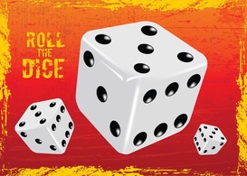 Gambling Dice Vector 