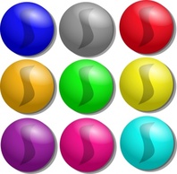 Technology - Game Marbles Dots clip art 