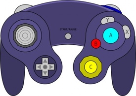 Gamecube Gamepad clip art