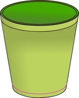 Cartoon - Garbage Bin clip art 