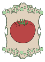 Ornaments - Garden Sign Tomato 