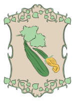 Ornaments - Garden Sign Zucchini 