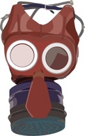 Gasmask clip art Preview