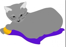 Gattina Cat clip art