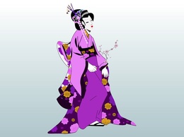 Fashion - Geisha Vector 