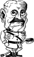 Gen John J Pershing clip art