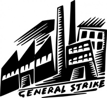 General Strike clip art 