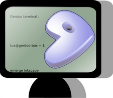 Icons - Gentoo Terminal Icon clip art 