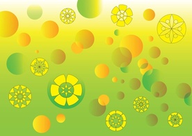 Geometric Circles Vector