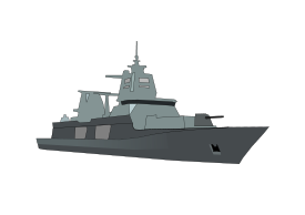 German Bundeswehr frigate Preview