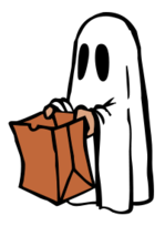 Ghost with bag (colour)