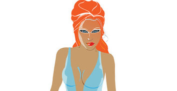 Ginger Girl free vector Preview