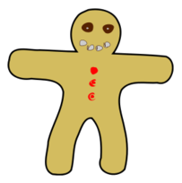 Human - Gingerbread Man 